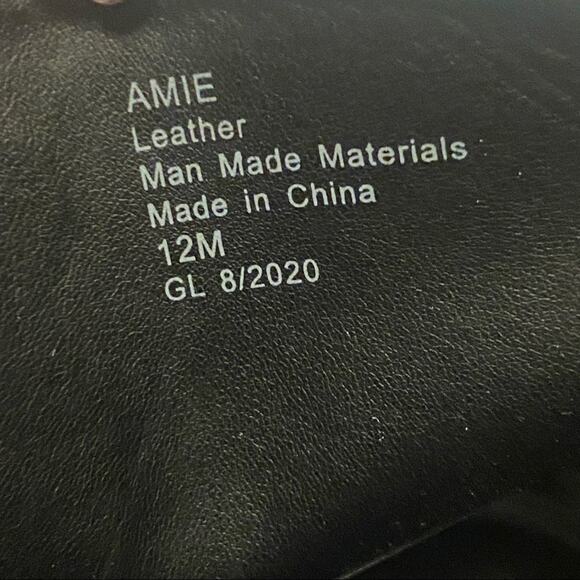 Aerosoles Boots Women's Dark Grey Amie Combat Side Zip Sz 12M - Picture 11 of 12